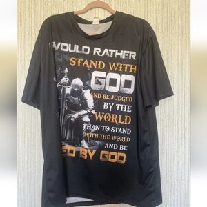 Men’s Size XXXL Christian T-Shirt Stand With God